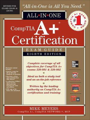 cover image of CompTIA A+ Certification All-in-One Exam Guide